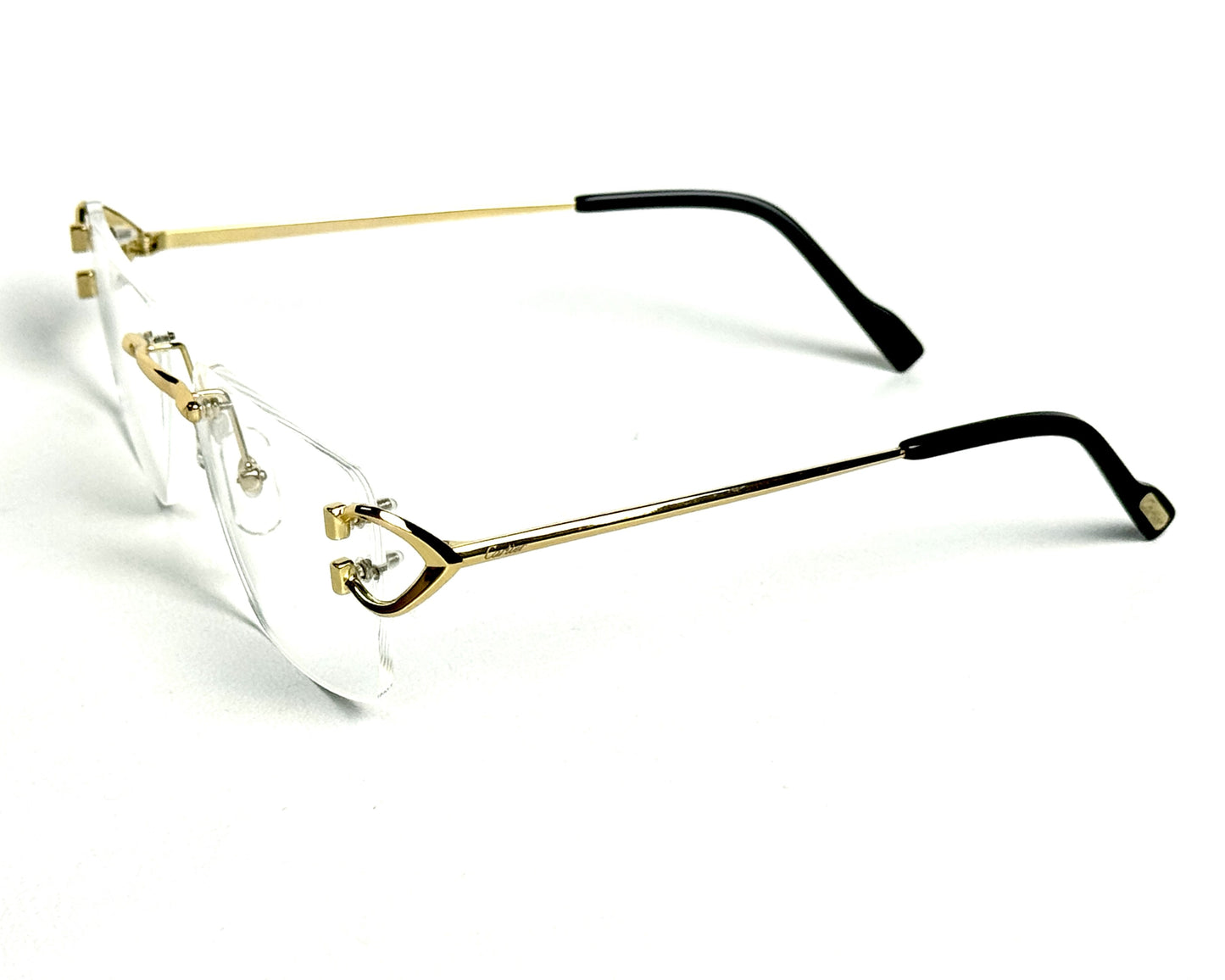 CARTIER 03448 Rimless Golden