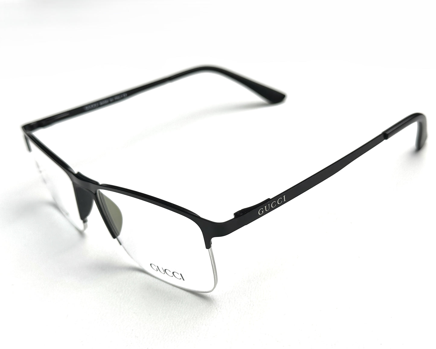 GUCCI 251 Black Half Rim