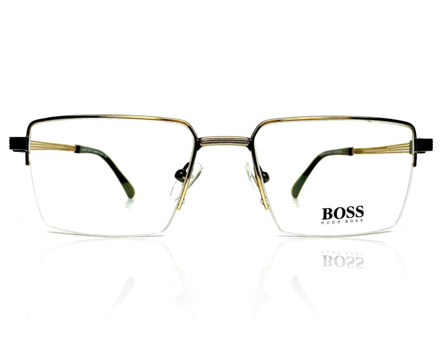 HUGO BOSS - 120535 Gold Half Rim