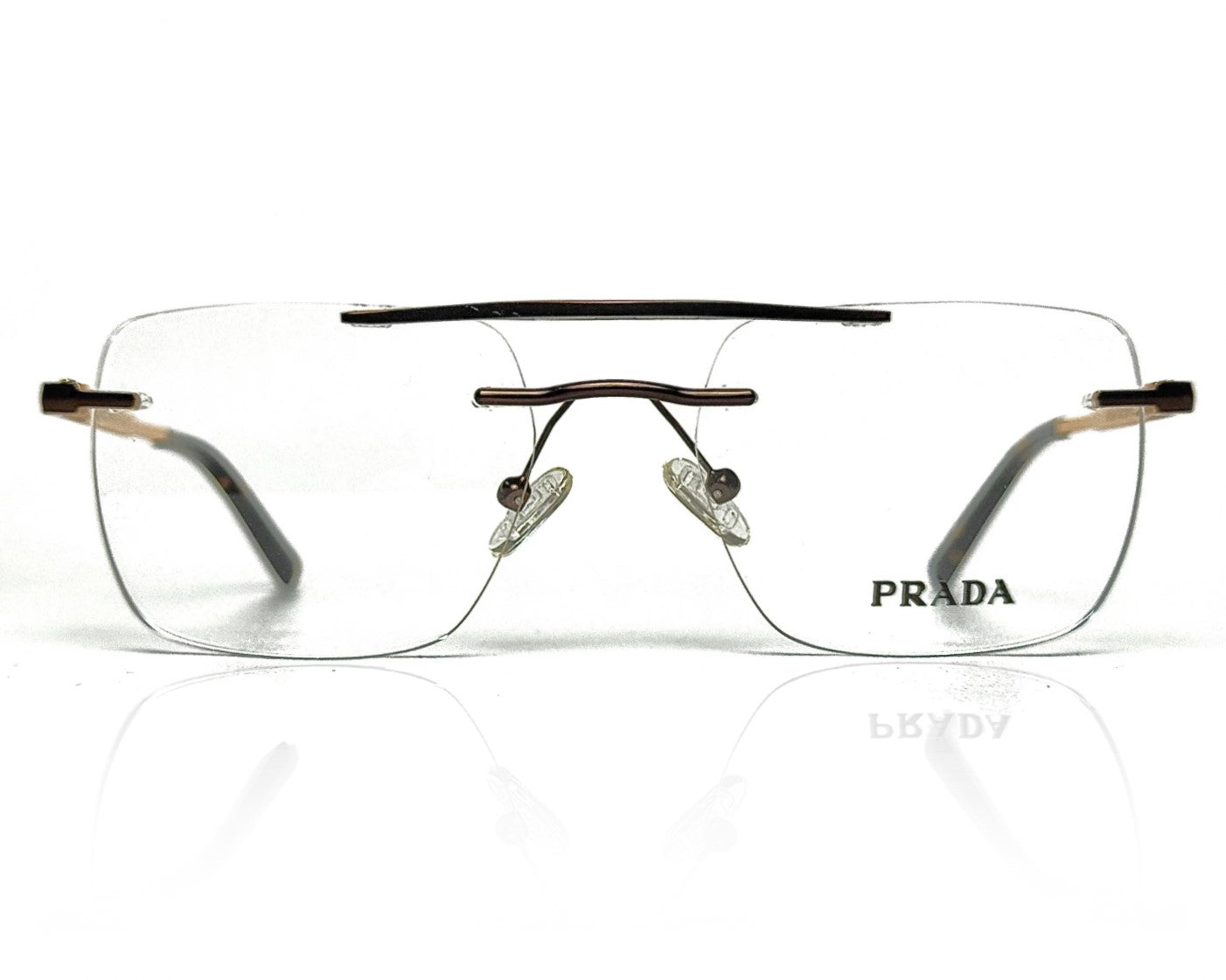 PRADA Rimless Brown
