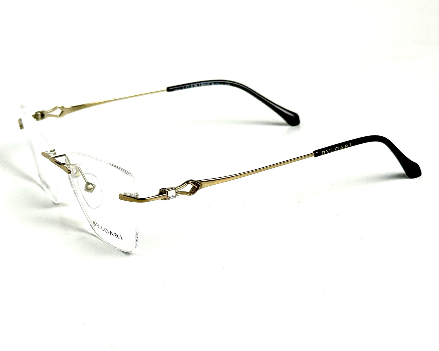 BVLGARI 120574 Rimless Golden