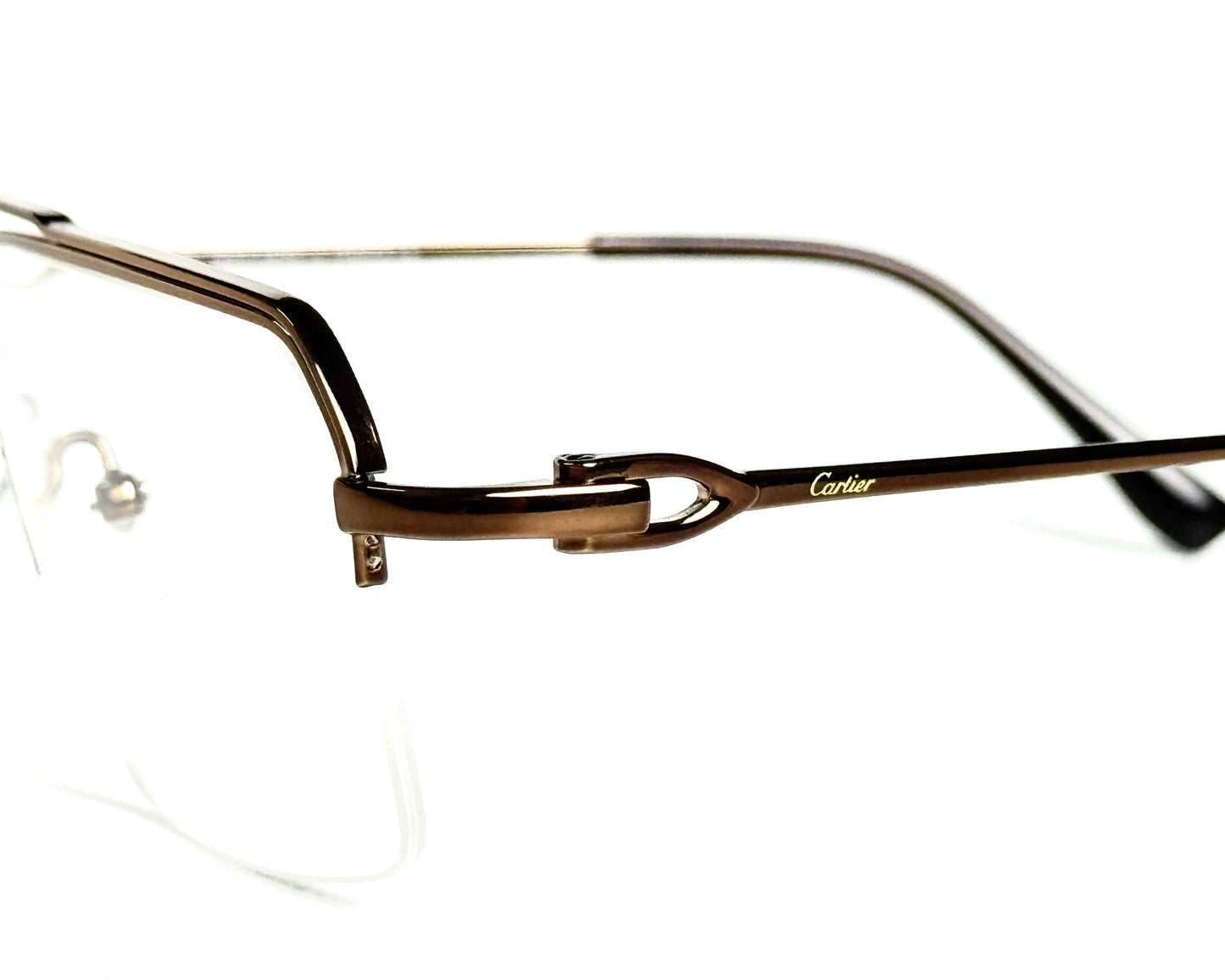 CARTIER 120366 Copper Half Rim