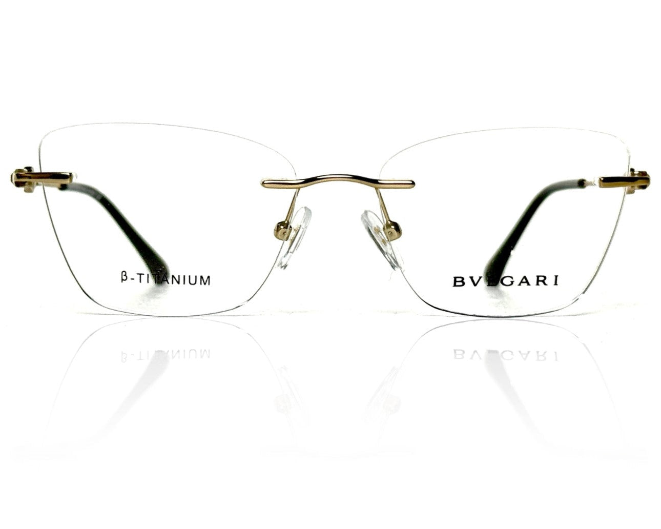 BVLGARI 120574 Rimless Golden