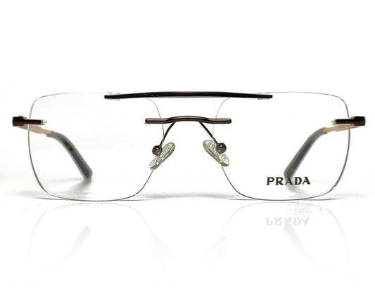 PRADA Rimless Brown