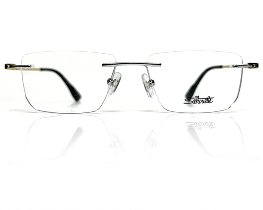 Silhouette 20512 Silver Rimless