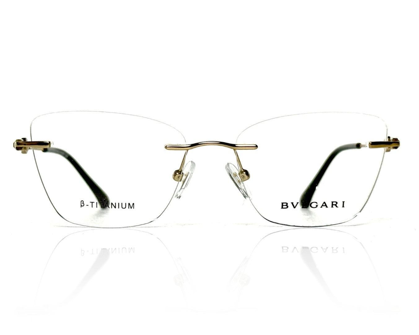 BVLGARI 120574 Rimless Golden