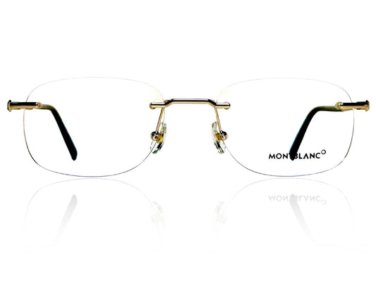 MONT BLANC 0710 Rimless Golden