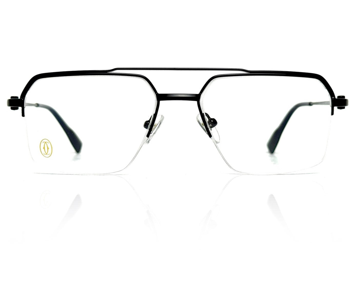 Cartier 120366 Black Half Rim