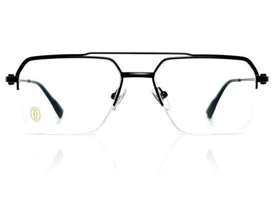 Cartier 120366 Black Half Rim
